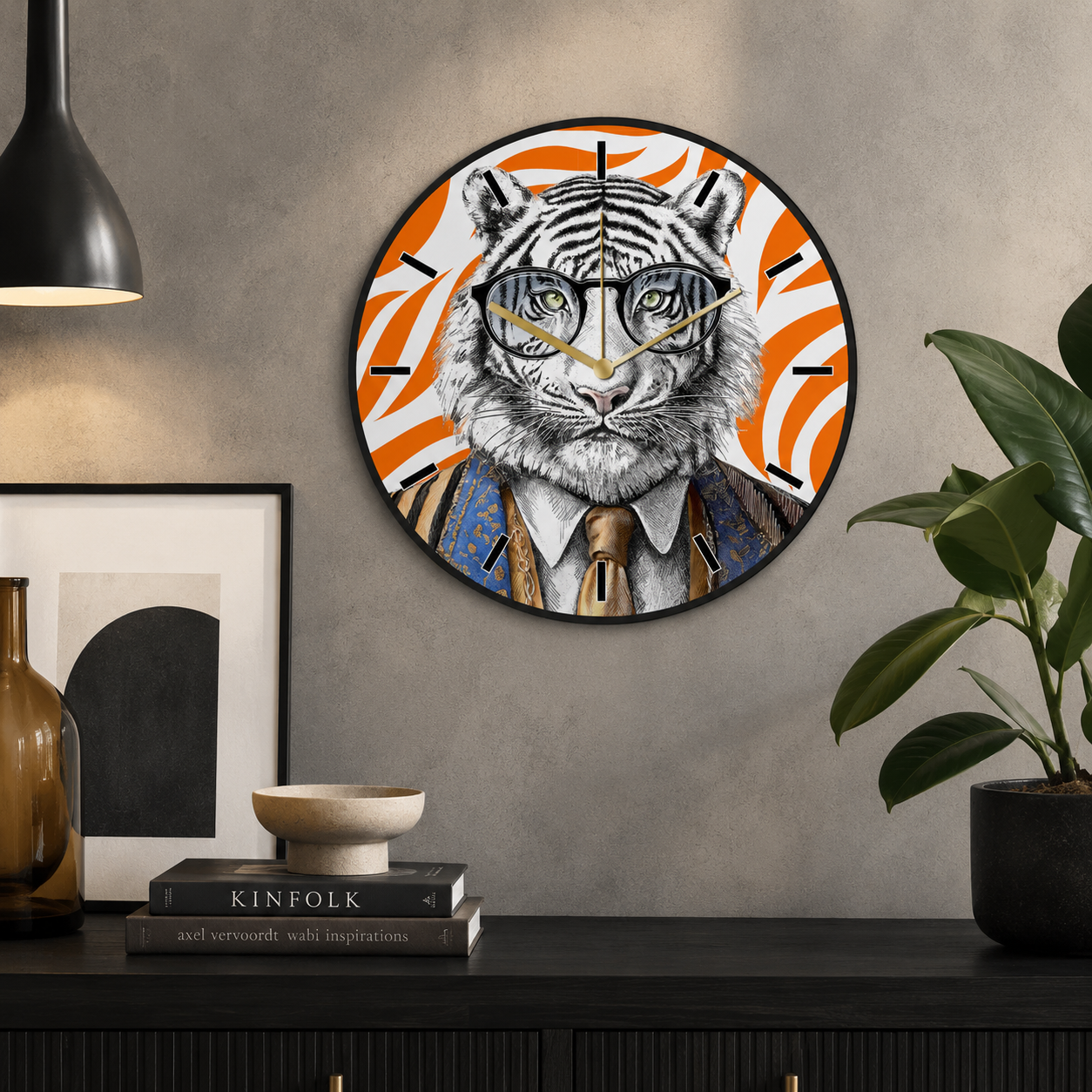 Egan Human Essence Orologio Tigre Courage 35 cm in soggiorno – Tuttocasa Domodossola