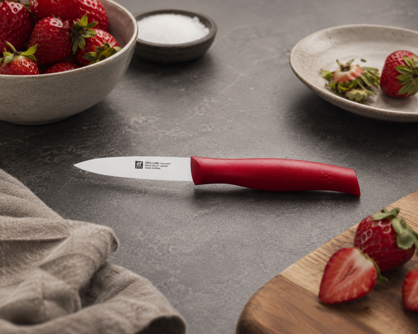 Zwilling Twin Grip Spelucchino 9cm Rosso uso cucina Tuttocasa Domodossola