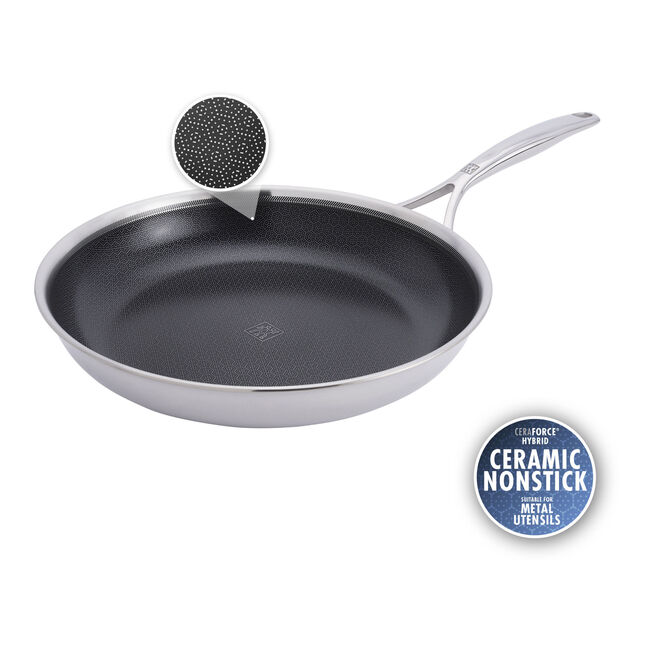Zwilling Peak – Padella 30 cm in Acciaio Inox con Rivestimento Ceraforce HyCoat | PFAS FREE