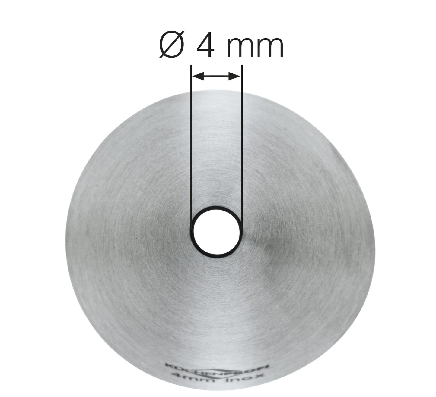 Beccuccio Küchenprofi Bake 4 mm inox dettaglio apertura frontale | Tuttocasa Domodossola