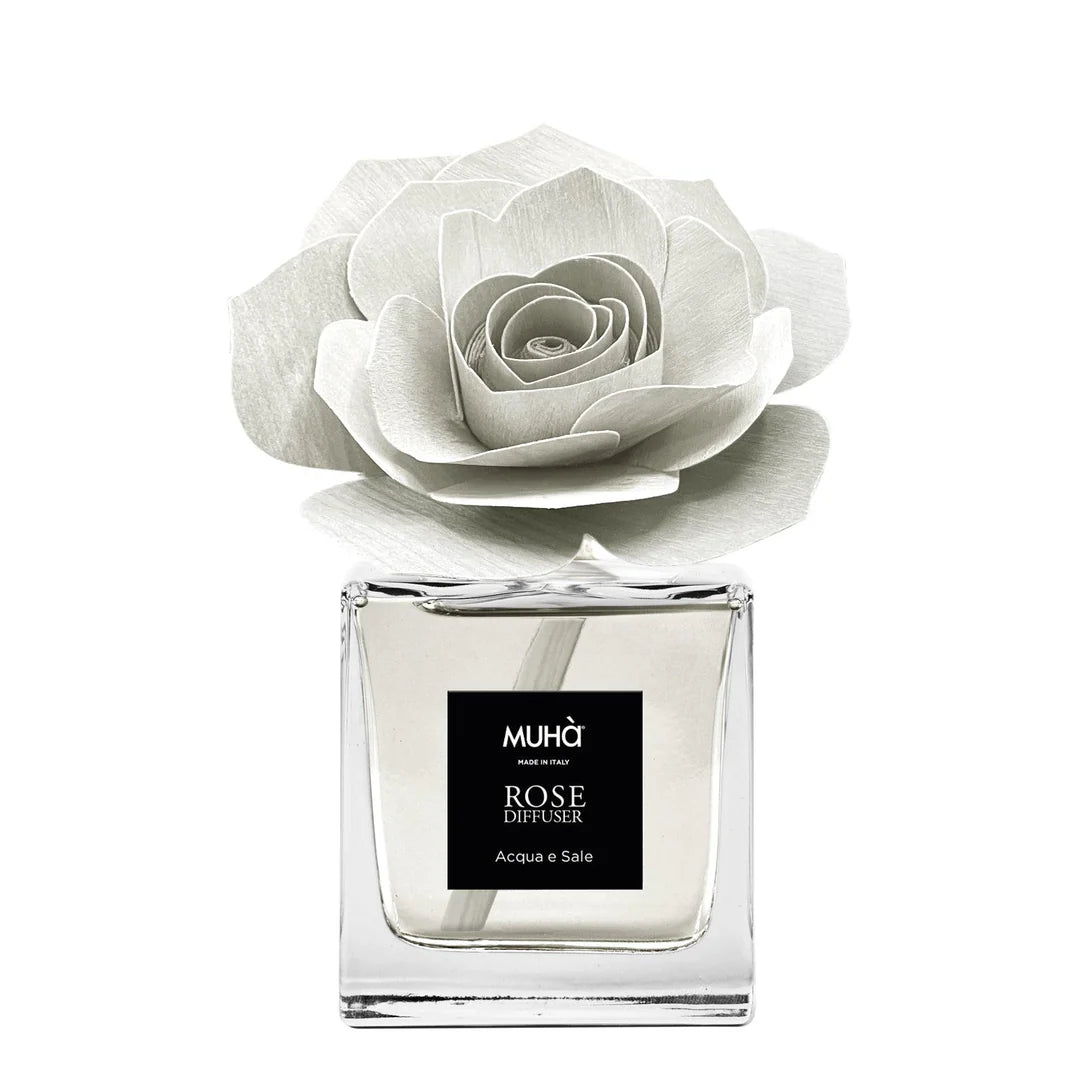Diffusore Muha Rosa Acqua e Sale 50 ml artigianale Made in Italy - Tuttocasa Domodossola