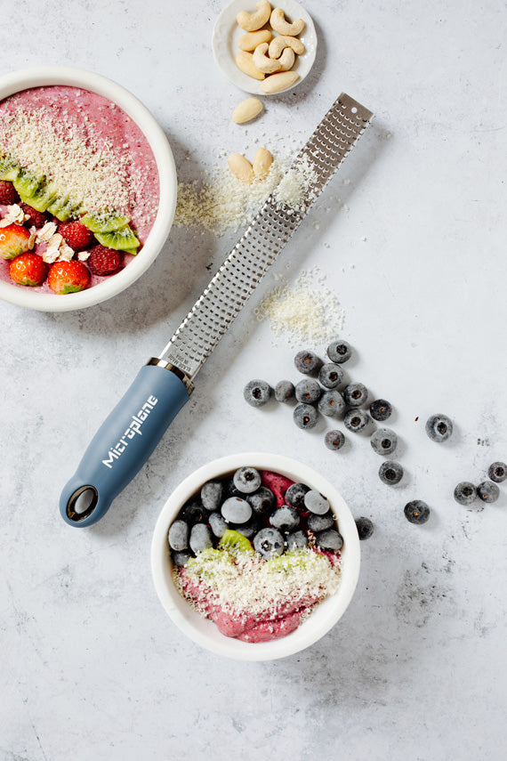 Microplane Premium Classic Zester grattugia Blu Denim acciaio inox Made in USA - Tuttocasa Domodossola