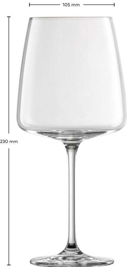Calice Zwiesel Glas Vivid Senses 710 ml con misure 230x105 mm – Tuttocasa Domodossola