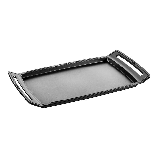 Staub Plancha Teppanyaki 48x25 cm ghisa smaltata nero – Tuttocasa Domodossola