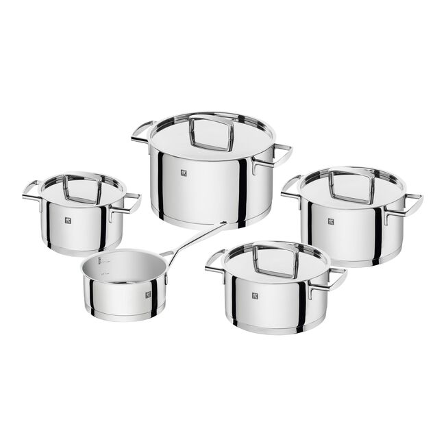 Zwilling Passion set casseruole dettaglio scala graduata interna acciaio inox - Tuttocasa Domodossola