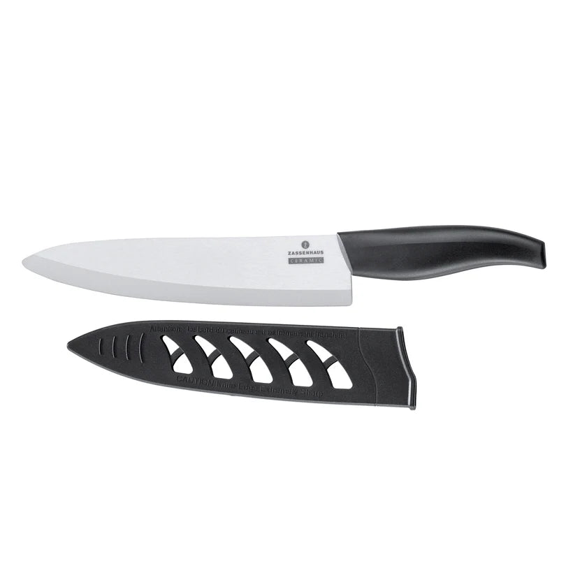 Zassenhaus Ceraplus coltello cuoco lama ceramica bianca 20 cm e fodero protettivo – Tuttocasa Domodossola