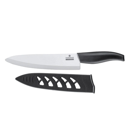 Zassenhaus Ceraplus coltello cuoco lama ceramica bianca 20 cm e fodero protettivo – Tuttocasa Domodossola