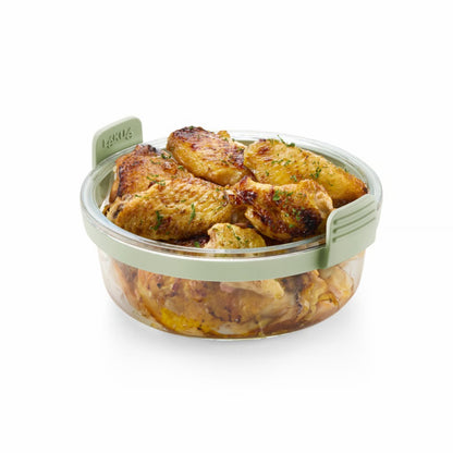 Lekuè pirofila rotonda in vetro borosilicato con verdure arrostite nel cestello friggitrice – Tuttocasa Domodossola