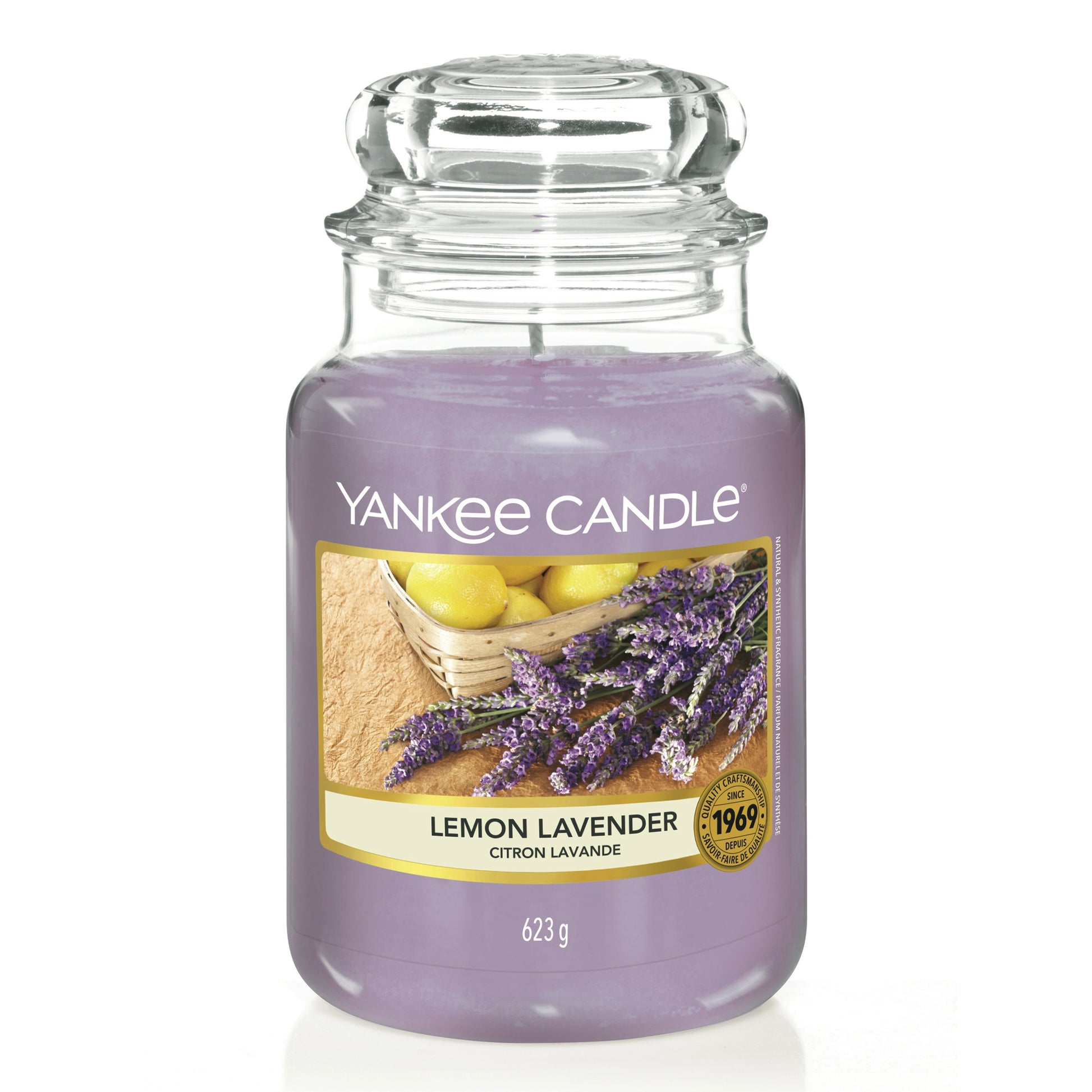 Yankee Candle Candela Lemon Lavender Grande - Tuttocasa Domodossola