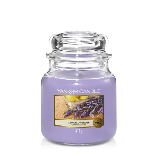 Yankee Candle Candela Lemon Lavender Media - Tuttocasa Domodossola