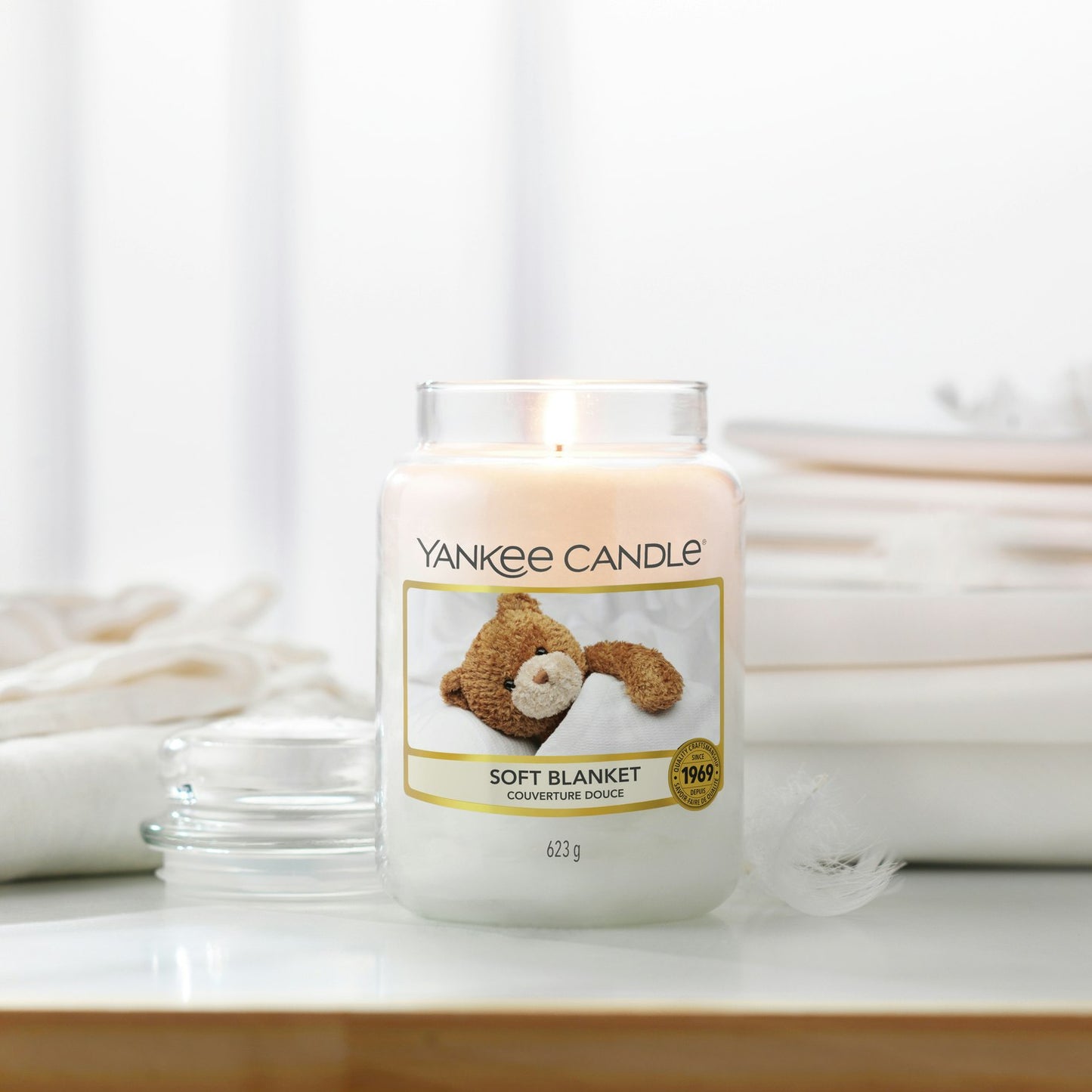 Yankee Candle Soft Blanket candela profumata giara media dettaglio | Tuttocasa Domodossola