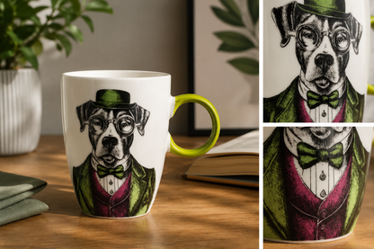 Dettaglio Egan Human Essence Mug Cane Friendship manico verde lime – Tuttocasa Domodossola