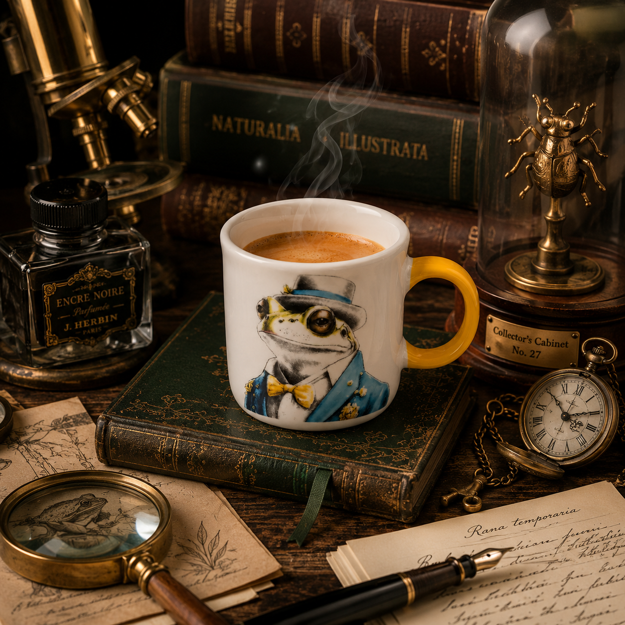 Tazza Caffè Egan Human Essence Rospo Resilience con caffè fumante – Tuttocasa Domodossola
