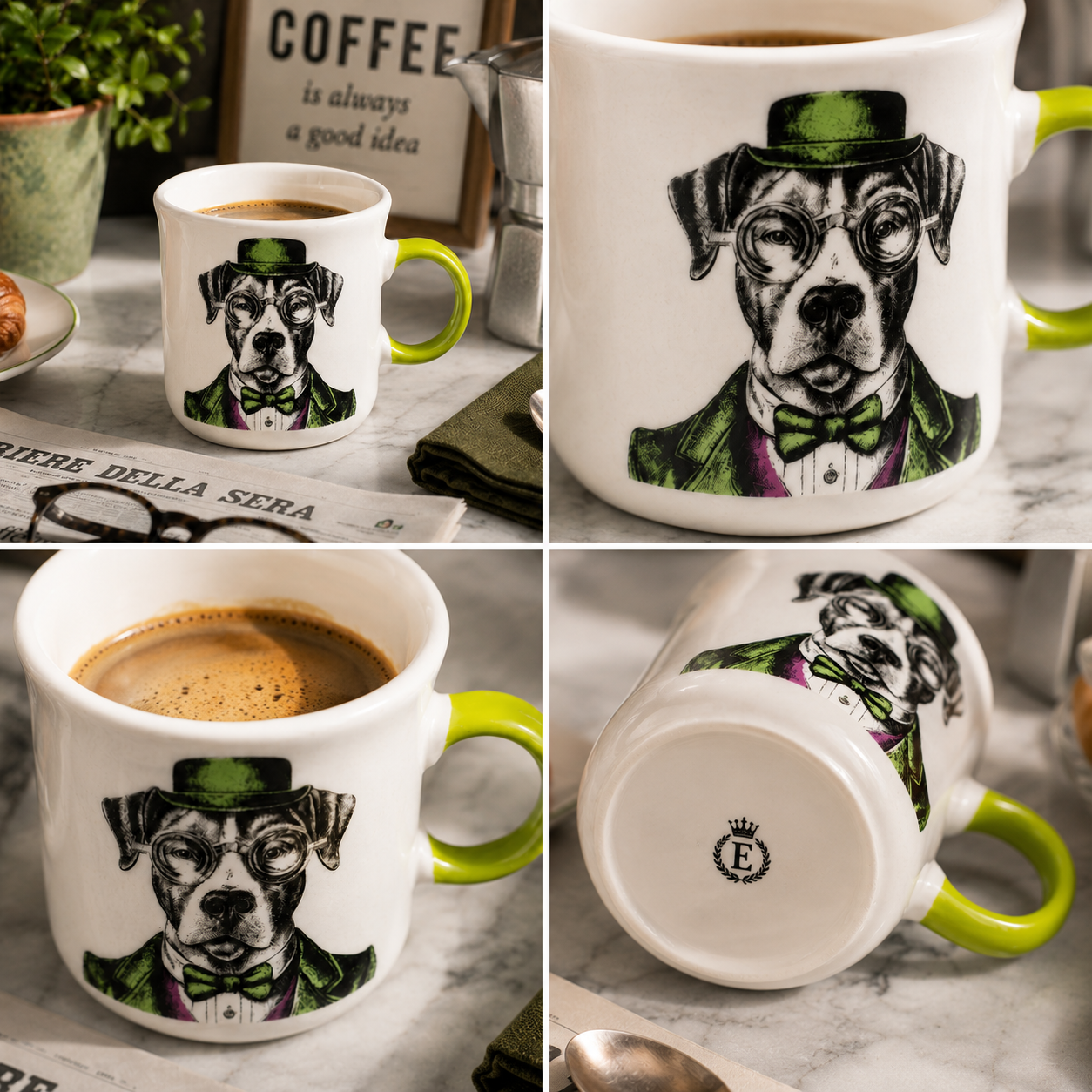 Tazza Caffè Egan Human Essence Cane Friendship 80 ml ambientata – Tuttocasa Domodossola