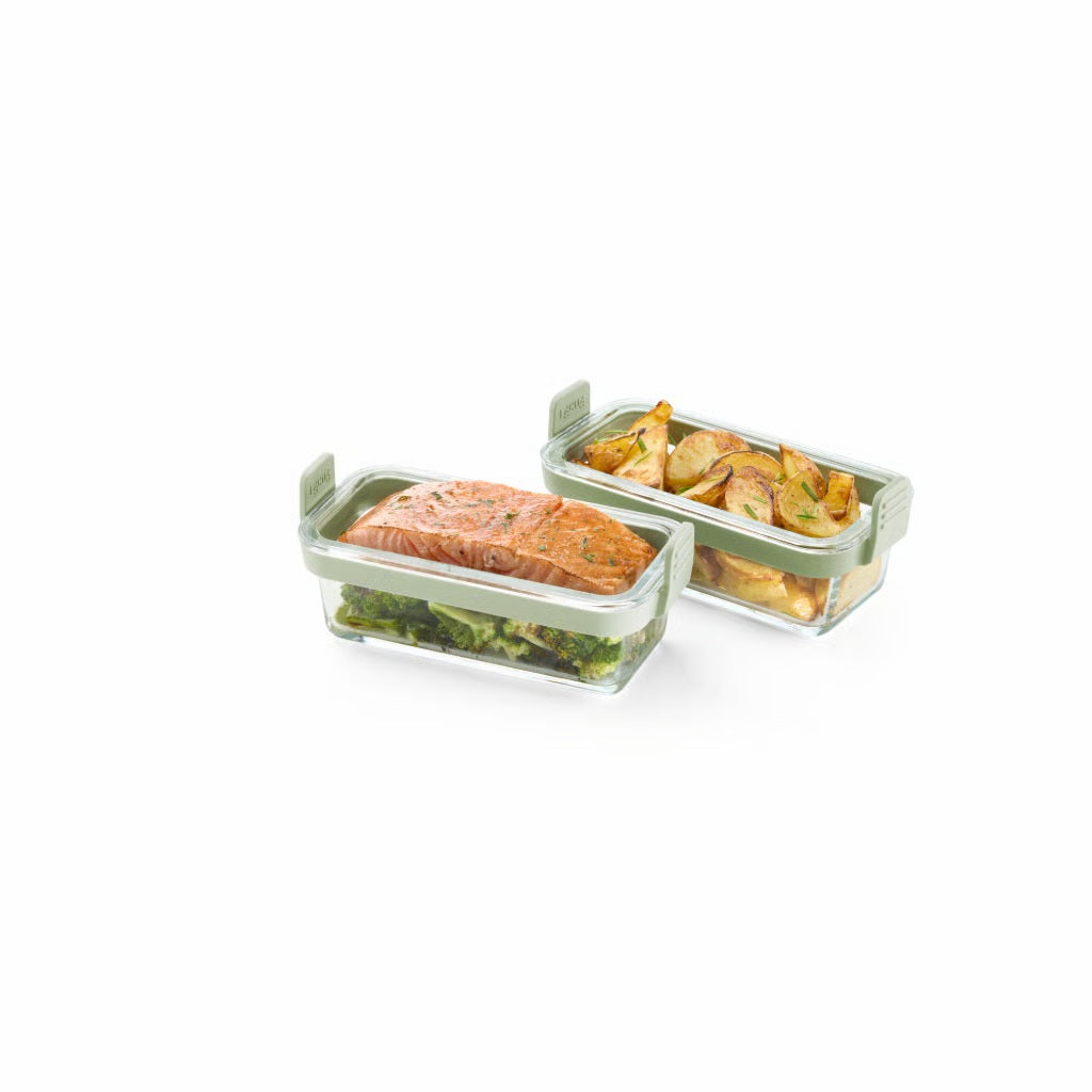 Lekuè Dual Glass Dishes con due plumcake cotti nella friggitrice ad aria doppia – Tuttocasa Domodossola