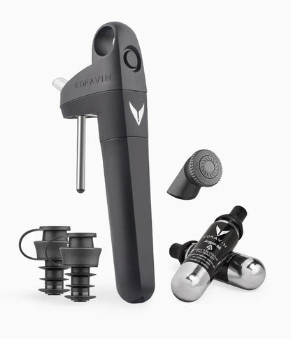 Coravin Pivot+ finitura nera opaca design premium - Tuttocasa Domodossola
