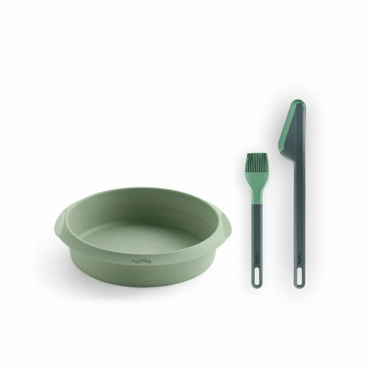 Lekuè kit friggitrice ad aria con stampo rotondo, pinze e pennello silicone – Tuttocasa Domodossola