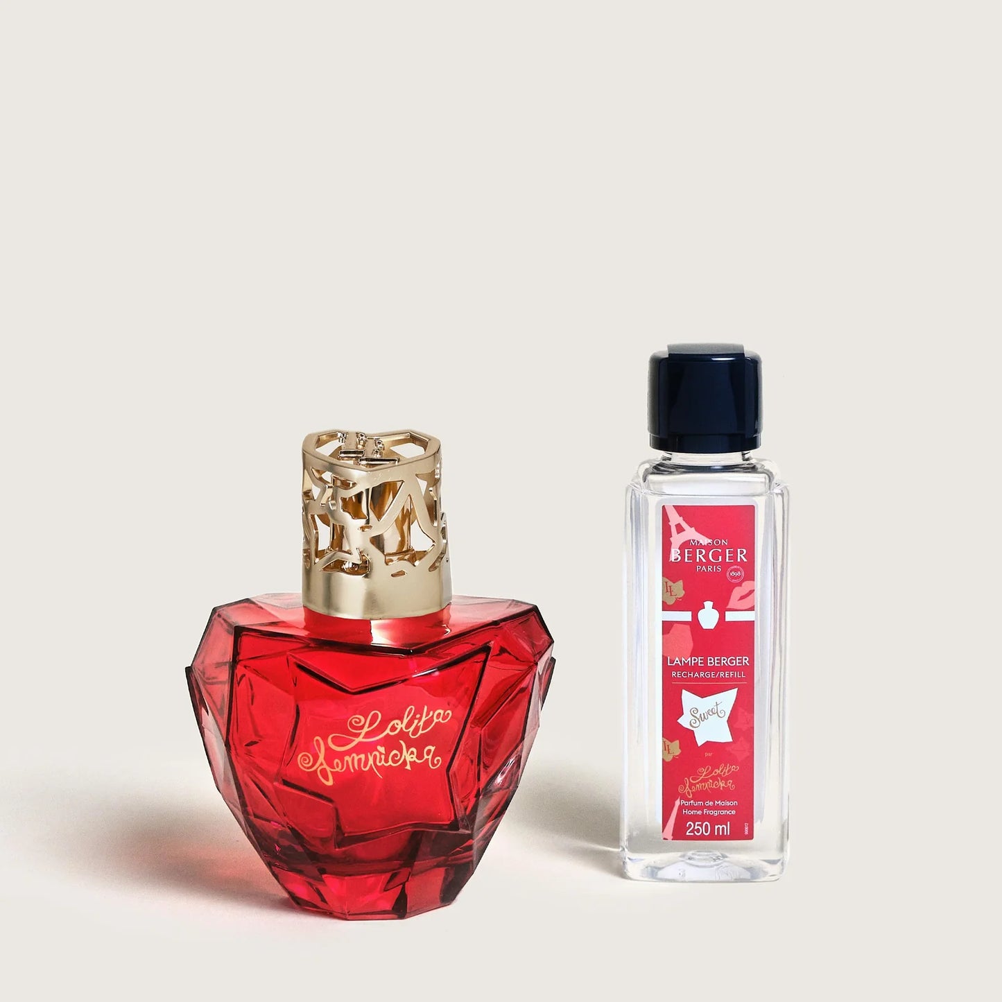 Maison Berger cofanetto Lolita Lempicka Sweet lampada catalitica vetro rosso 250ml | Tuttocasa Domodossola
