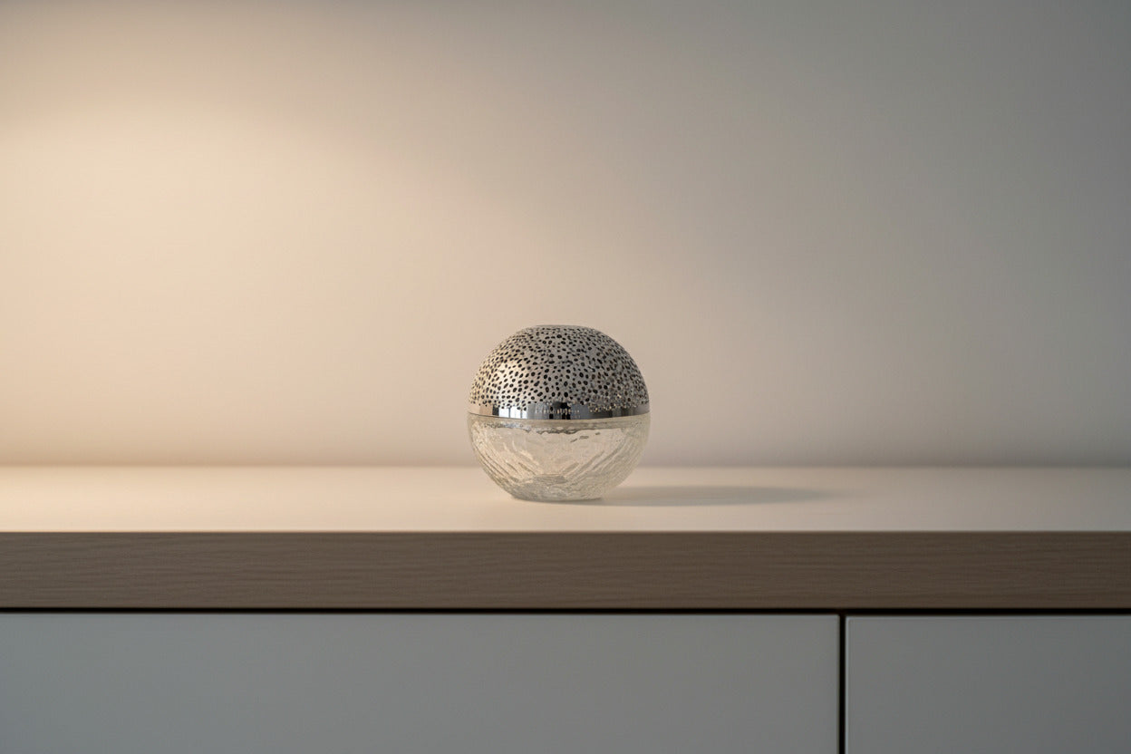 Maison Berger Lampe Gravity Trasparente design Storm Studio 448ml | Tuttocasa Domodossola