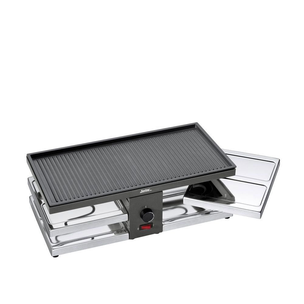 Spring Raclette 8 Fun 8 persone con padelle incluse — Tuttocasa Domodossola