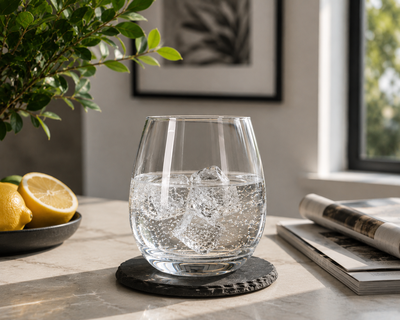 Bicchiere acqua Schott Zwiesel Unico 370 ml con acqua frizzante e ghiaccio – Tuttocasa Domodossola