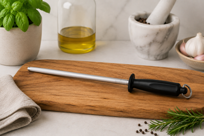 Victorinox acciaino Classic 25 cm su tagliere legno con erbe aromatiche – Tuttocasa Domodossola