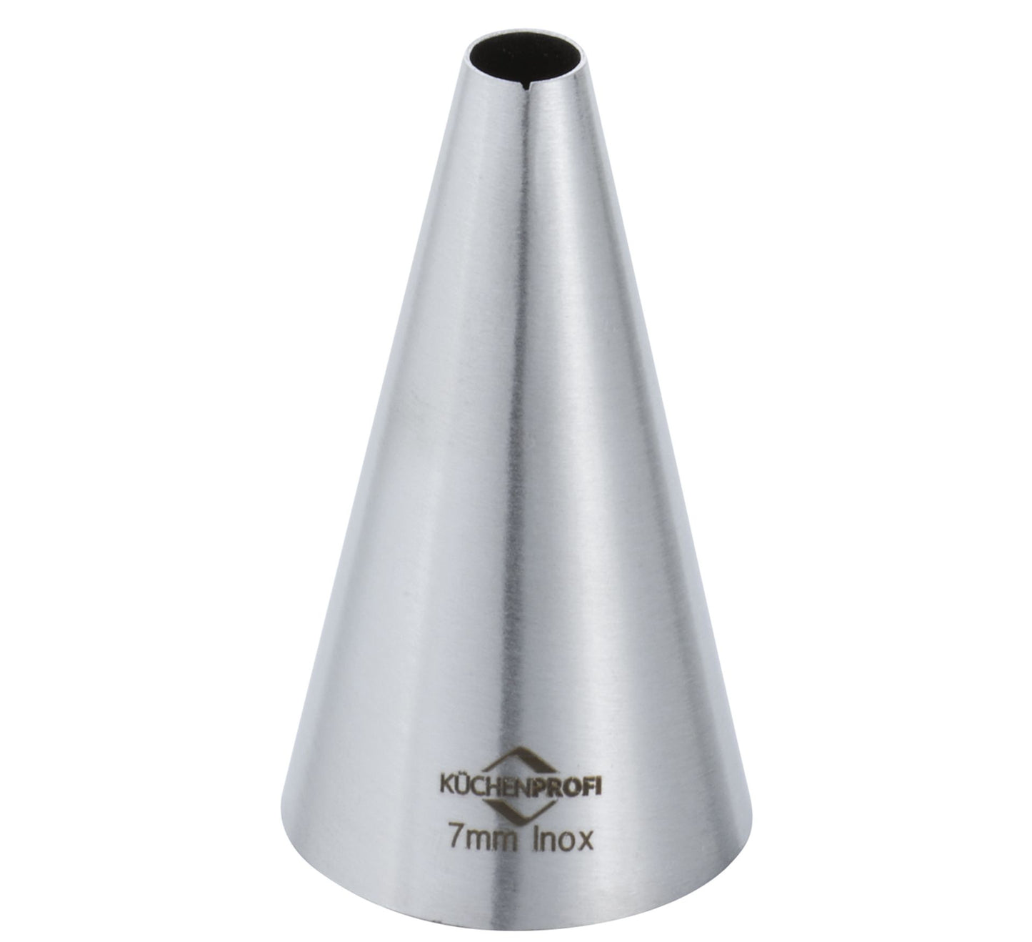 Küchenprofi Bake bocchetta tonda 7 mm inox vista laterale | Tuttocasa Domodossola