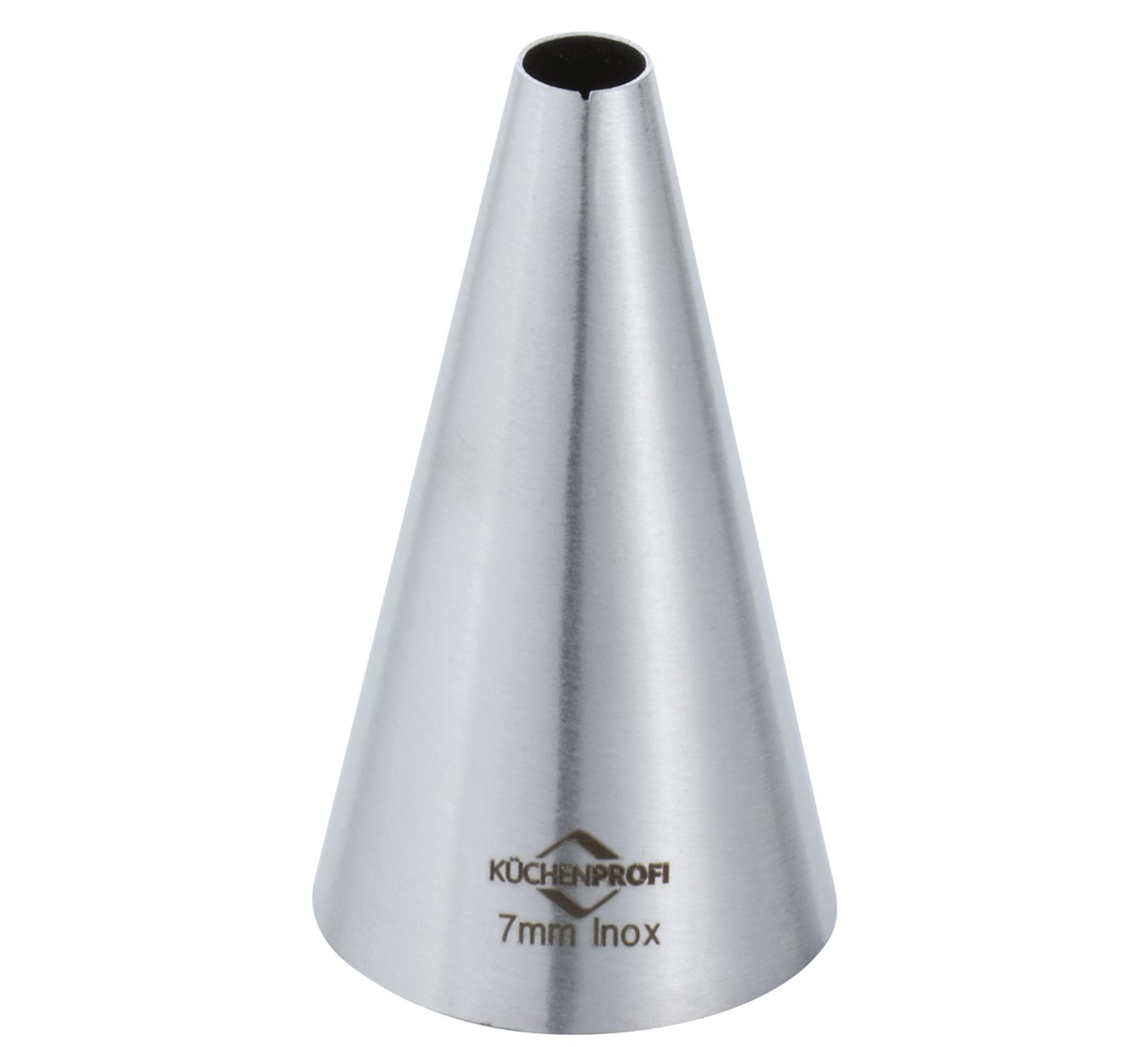 Küchenprofi Bake bocchetta tonda 7 mm inox vista laterale | Tuttocasa Domodossola