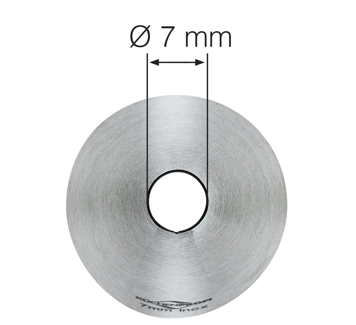 Beccuccio Küchenprofi Bake 7 mm inox dettaglio apertura frontale | Tuttocasa Domodossola