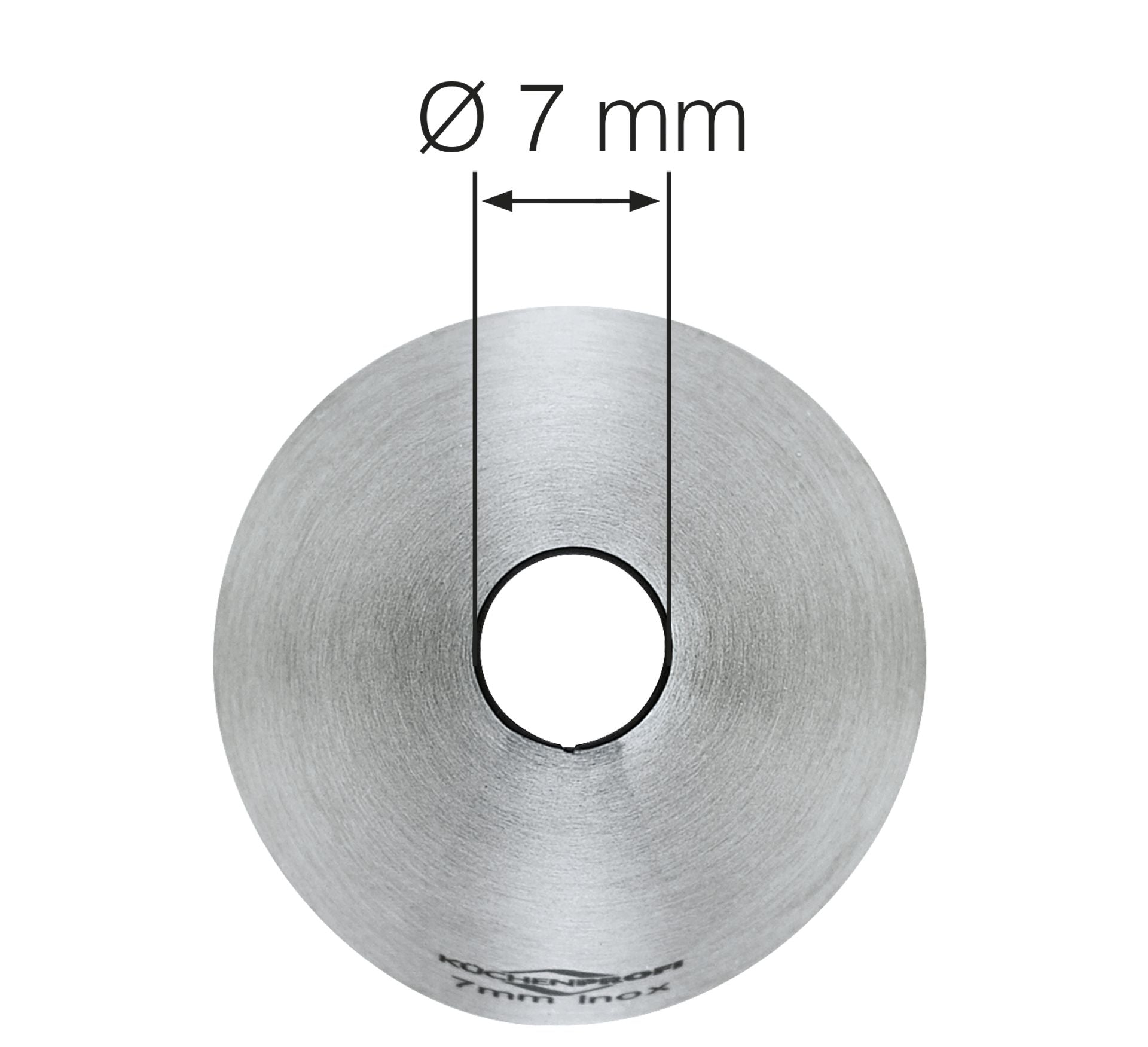 Beccuccio Küchenprofi Bake 7 mm inox dettaglio apertura frontale | Tuttocasa Domodossola