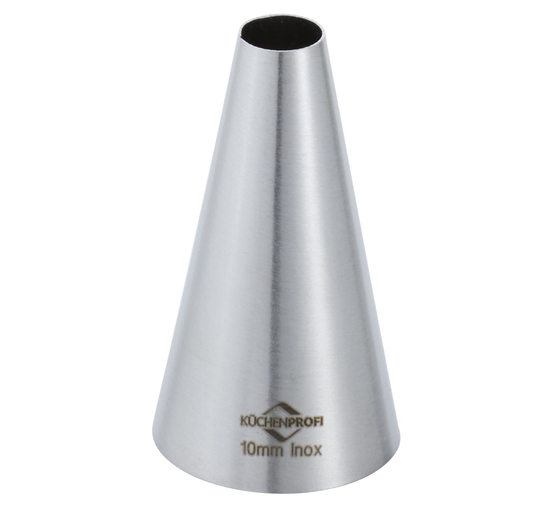 Küchenprofi Bake bocchetta tonda 10 mm inox vista laterale | Tuttocasa Domodossola