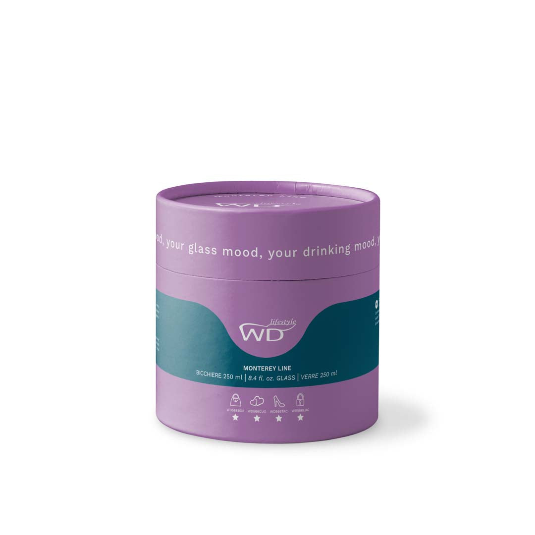 WD Lifestyle Bicchiere Monterey Line Cuori packaging Tuttocasa Domodossola