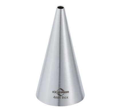 Küchenprofi Bake bocchetta tonda 4 mm inox vista laterale | Tuttocasa Domodossola