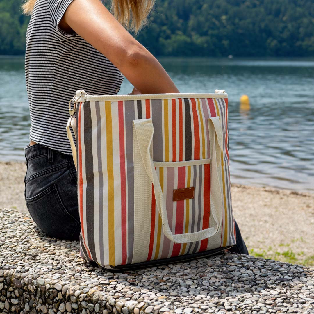 WD Lifestyle Borsa Termica Tote Giallo dettaglio Tuttocasa Domodossola