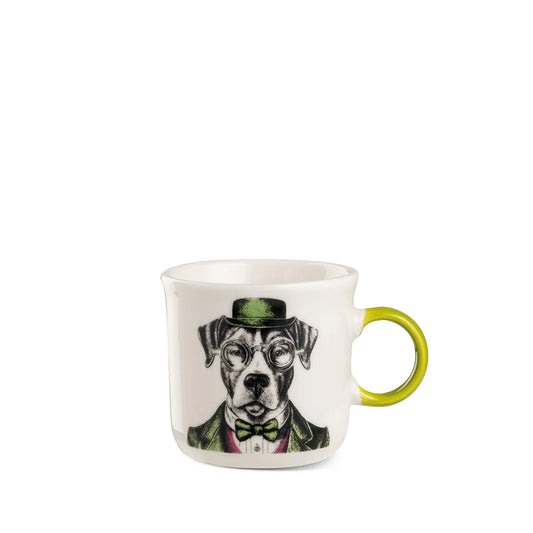 Tazza Caffè Egan Human Essence Cane Friendship 80 ml porcellana manico verde lime – Tuttocasa Domodossola