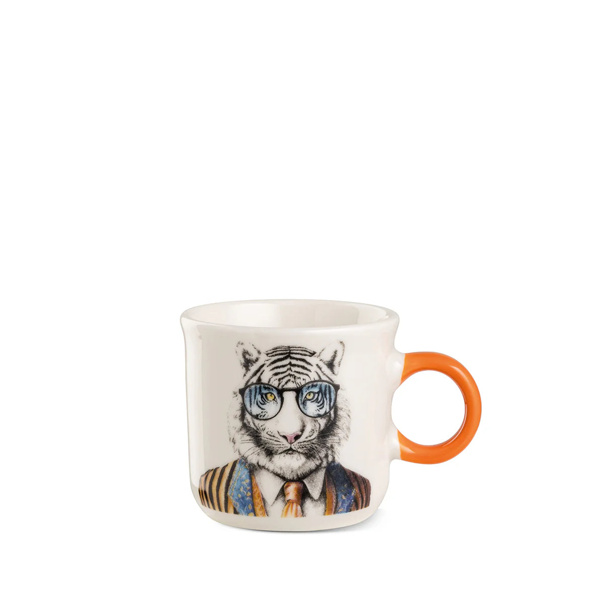 Tazza Caffè Egan Human Essence Tigre Courage 80 ml porcellana manico arancione – Tuttocasa Domodossola