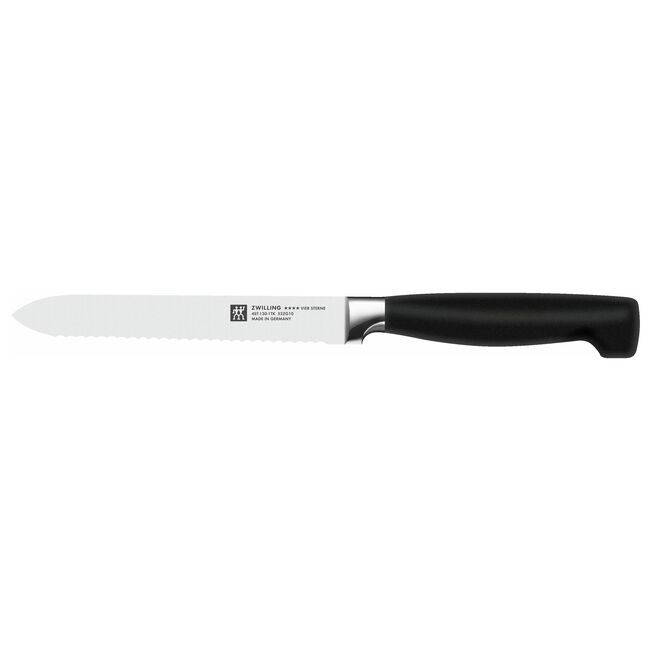 Zwilling Vier Sterne Coltello Universale Seghettato 13 cm – Tuttocasa Domodossola