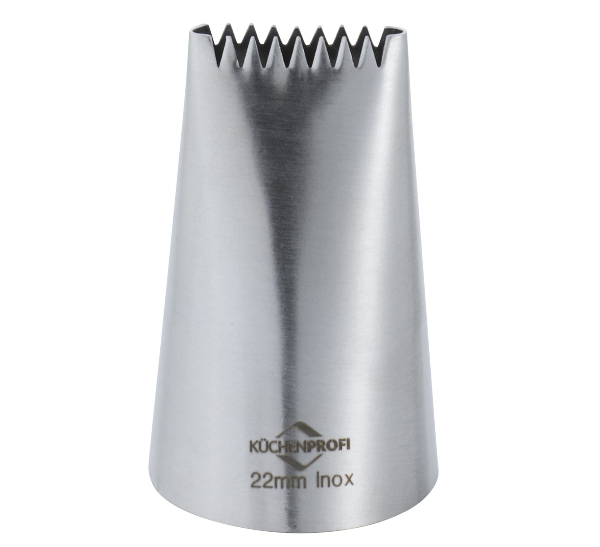 Küchenprofi Bake bocchetta Delizia 22 mm inox vista laterale | Tuttocasa Domodossola