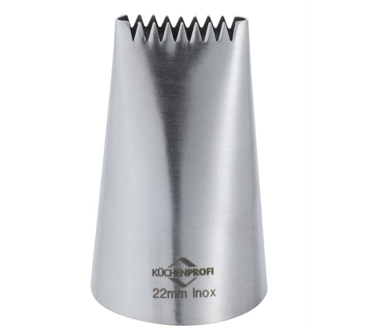 Küchenprofi Bake bocchetta Delizia 22 mm inox vista laterale | Tuttocasa Domodossola