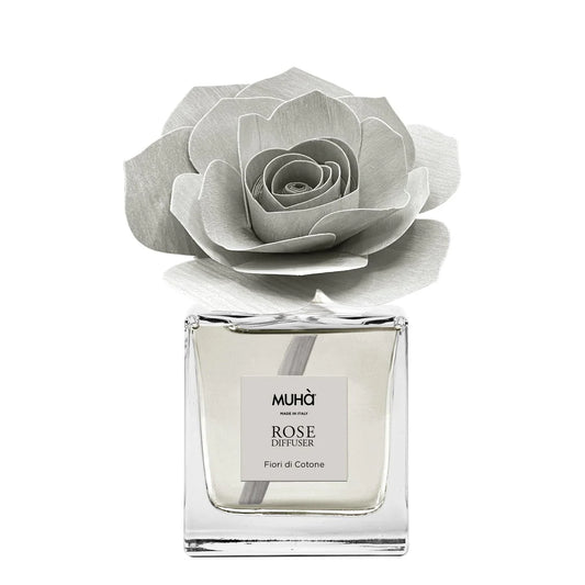 Diffusore Muha Rosa Fiori di Cotone 50 ml artigianale Made in Italy - Tuttocasa Domodossola