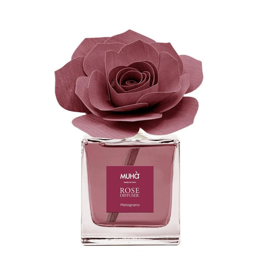 Muha diffusore ambiente Rosa Melograno 200ml artigianale Made in Italy - Tuttocasa Domodossola