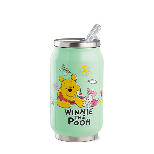 Egan Borraccia Termica Lattina Winnie The Pooh 350 ml acciaio inox verde menta — Tuttocasa Domodossola
