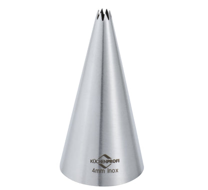 Küchenprofi Bake bocchetta a stella 4 mm inox vista laterale | Tuttocasa Domodossola
