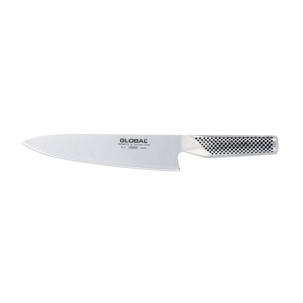 Global G-02 coltello da cuoco 20 cm acciaio CROMOVA 18 | Tuttocasa Domodossola