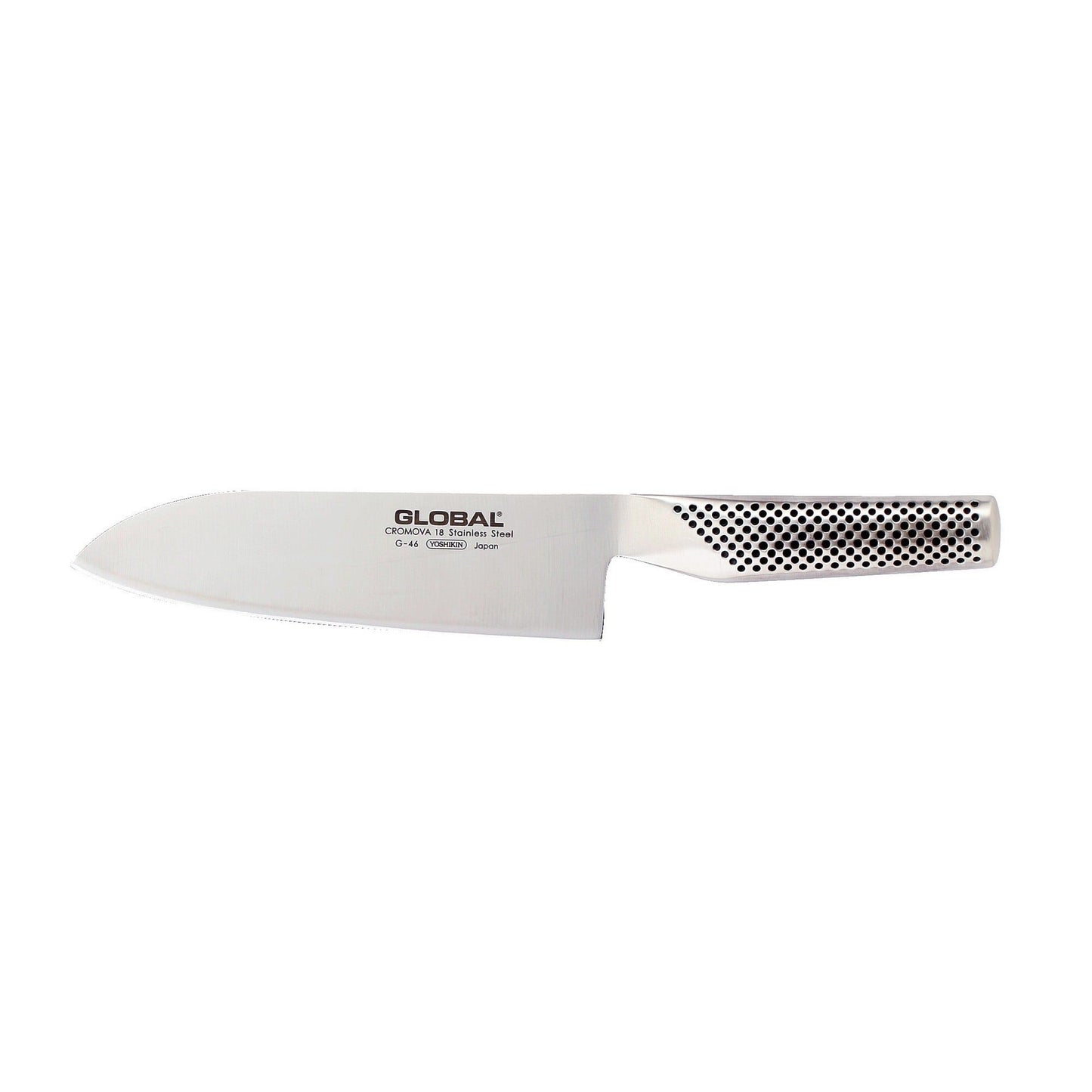 Global G-46 coltello Santoku 18 cm acciaio Cromova 18 Made in Japan - Tuttocasa Domodossola