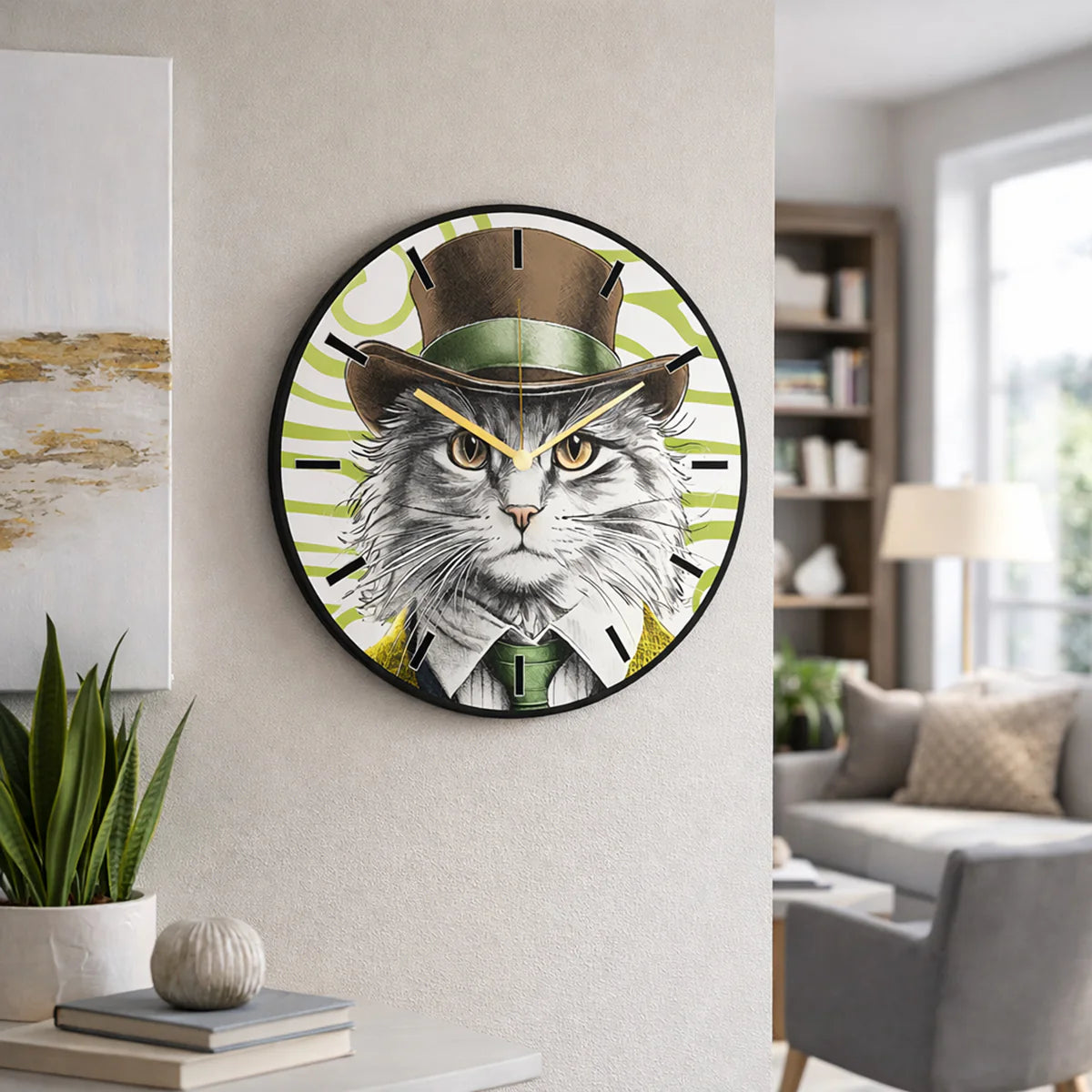 Egan Human Essence Orologio Gatto Independence 50 cm in soggiorno – Tuttocasa Domodossola