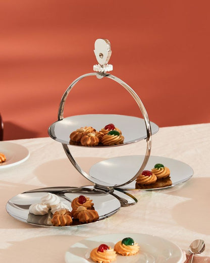 Alessi Fatman MW08 alzata pieghevole aperta servizio tavola decorazione colorata | Tuttocasa Domodossola