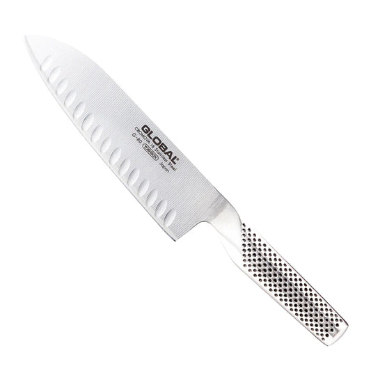 Global G-80 Coltello Santoku Lama Alveolata 18 cm – Tuttocasa Domodossola