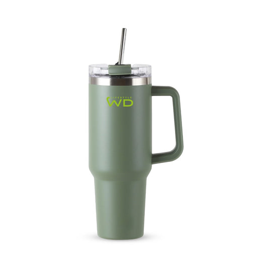 WD Lifestyle Mug Americana Acciaio Inox 1,2L Oliva Tuttocasa Domodossola