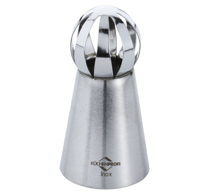 Küchenprofi Bake bocchetta Nuvola 25 mm inox testa sferica vista laterale | Tuttocasa Domodossola
